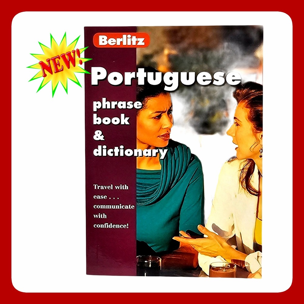 Berlitz Portuguese Phrase Book Dictionary 2-8315-6243-0 Travel Pocket‎ Guide NWT